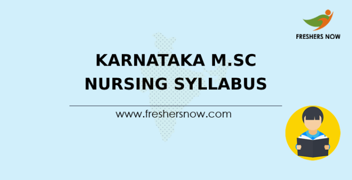 Karnataka M.Sc Nursing Syllabus