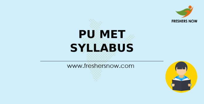 PU MET Syllabus