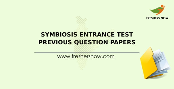 Symbiosis Entrance Test Previous Question Papers