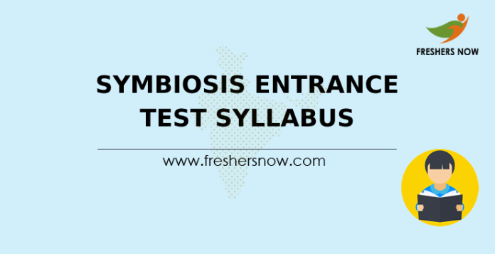 Symbiosis Entrance Test Syllabus