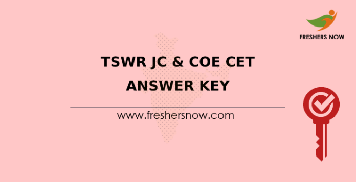 TSWR JC & COE CET Answer Key