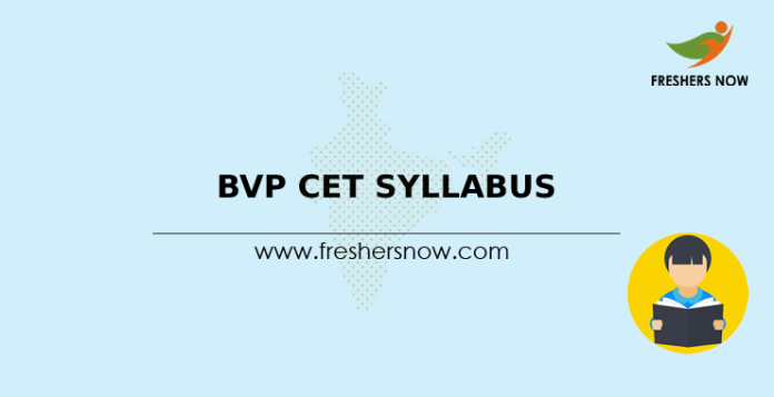 BVP CET Syllabus