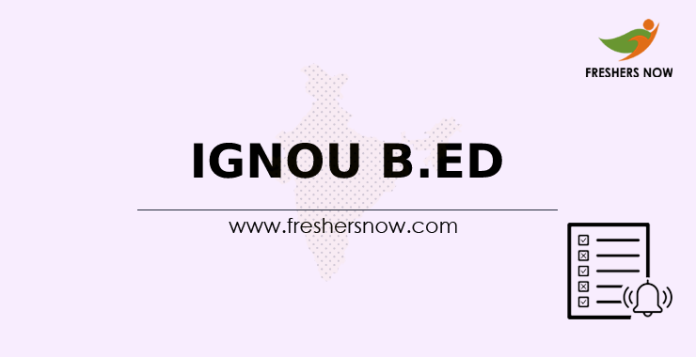 IGNOU B.Ed