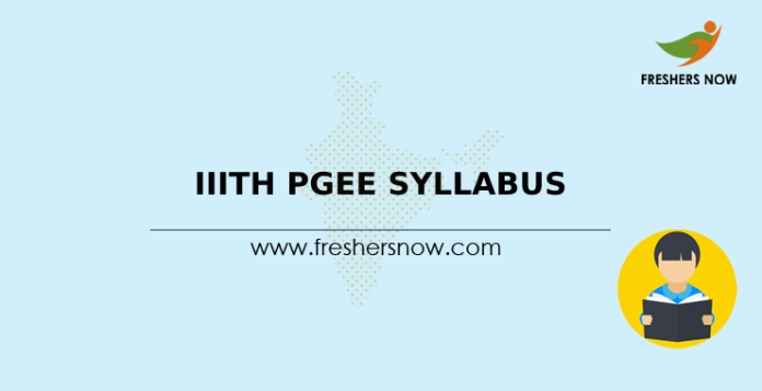 IIITH PGEE Syllabus