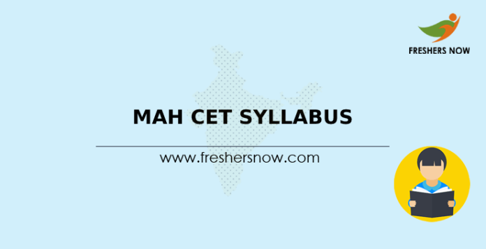 MAH CET Syllabus