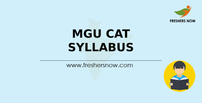 MGU CAT Syllabus