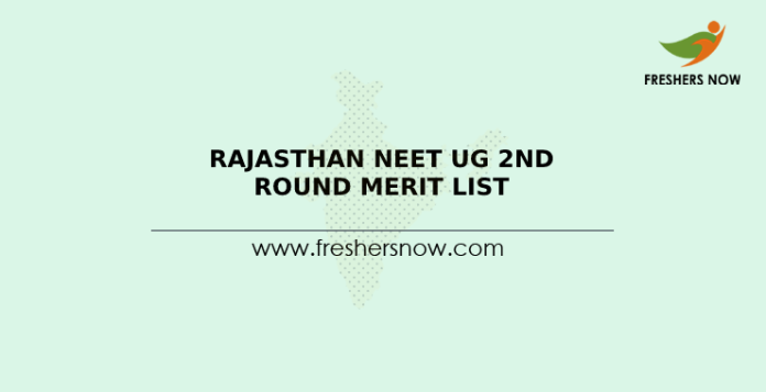 Rajasthan NEET UG 2nd Round Merit List