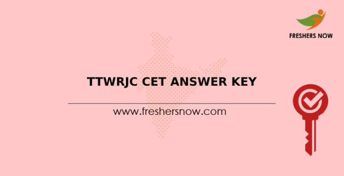 TTWRJC CET Answer Key