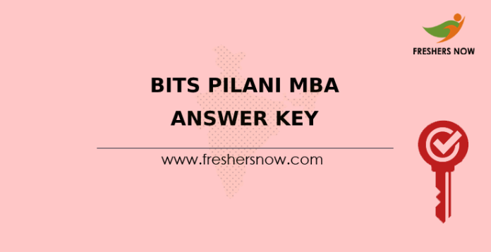 BITS Pilani MBA Answer Key