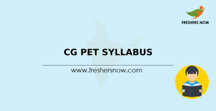 CG PET Syllabus