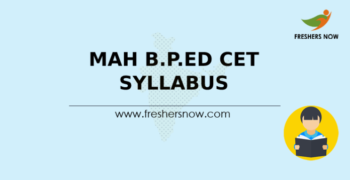 MAH B.P.Ed CET Syllabus