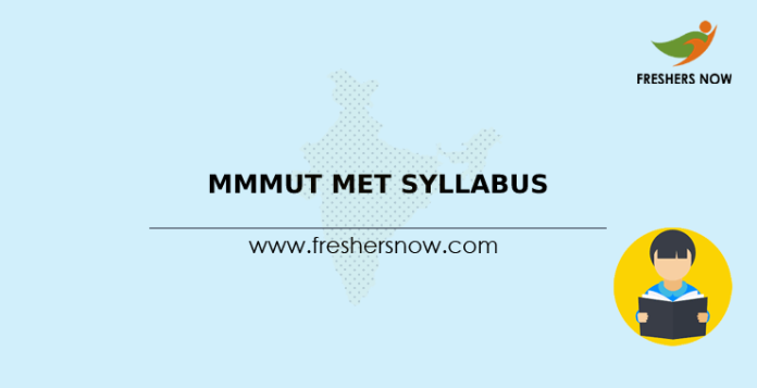 MMMUT MET Syllabus