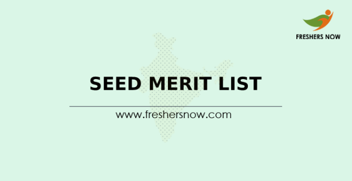 SEED Merit List