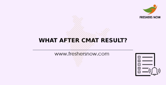 What After CMAT Result