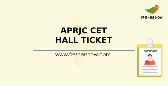 APRJC CET Hall Ticket