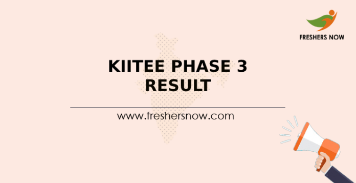 KIITEE Phase 3 Result