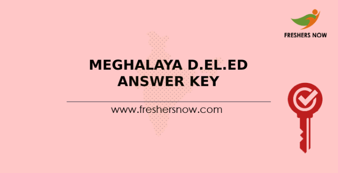 Meghalaya D.El.Ed Answer Key