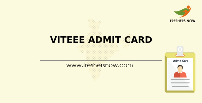 VITEEE Admit Card