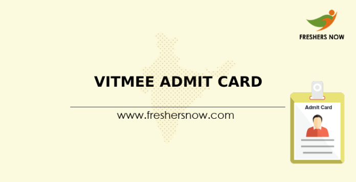 VITMEE Admit Card