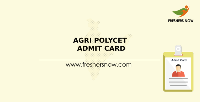 AGRI POLYCET Admit Card