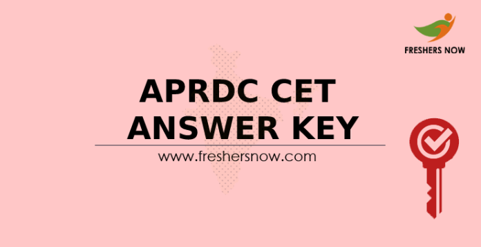 APRDC CET Answer Key