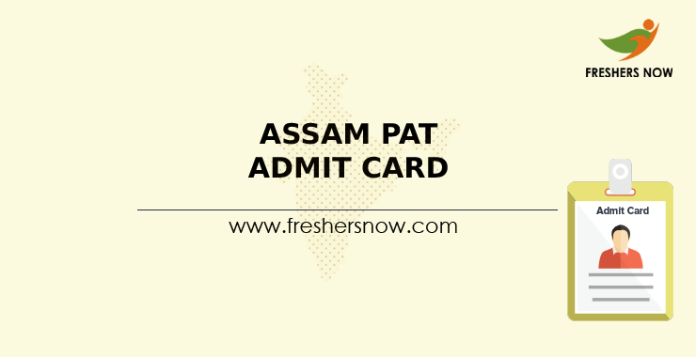 Assam PAT Admit Card