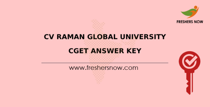 CV Raman Global University CGET Answer Key