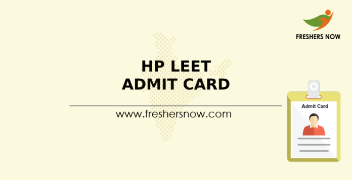 HP LEET Admit Card