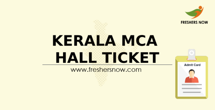 Kerala MCA Hall Ticket