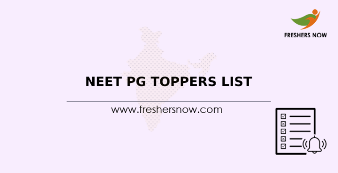 NEET PG Toppers List