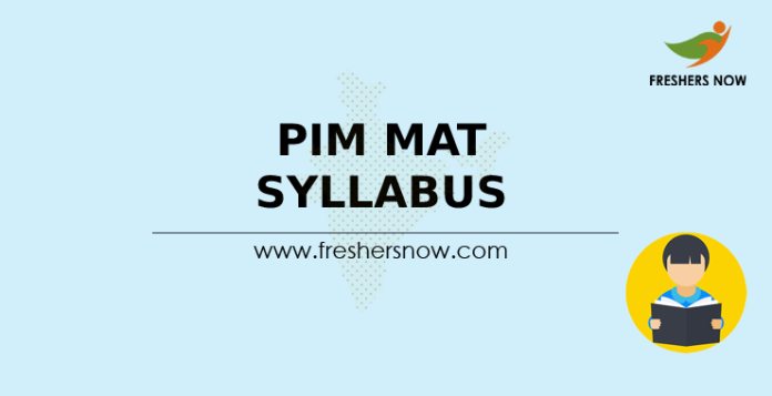 PIM MAT Syllabus