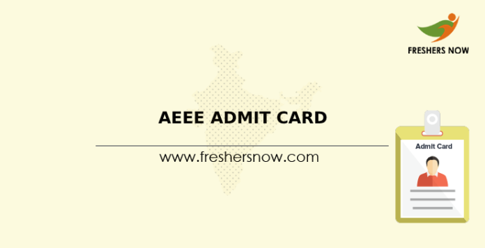 AEEE Admit Card