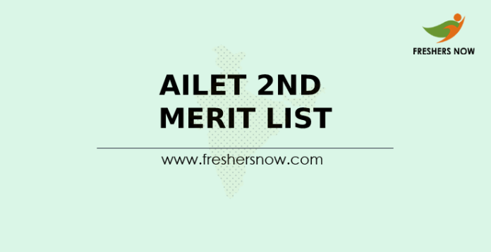 AILET 2nd Merit List