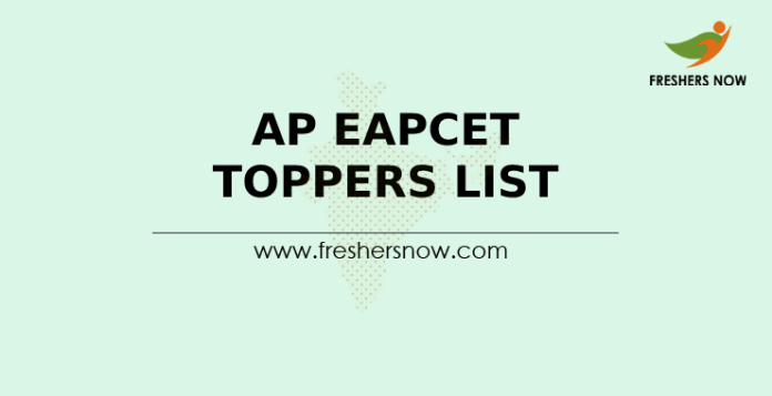 AP EAPCET Toppers List