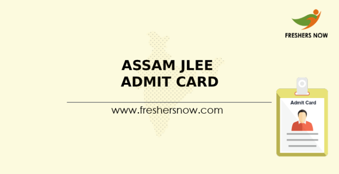 Assam JLEE Admit Card