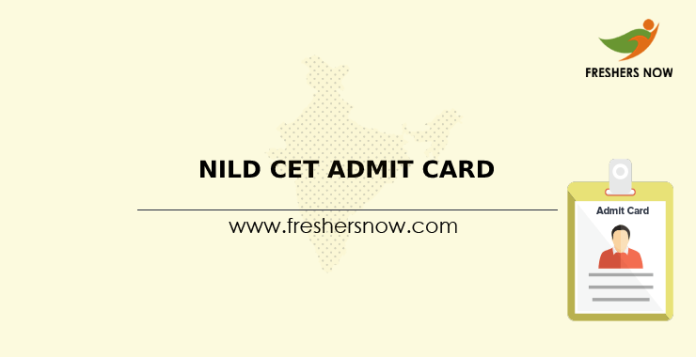 NILD CET Admit Card