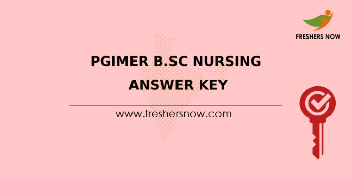 PGIMER B.Sc Nursing Answer Key