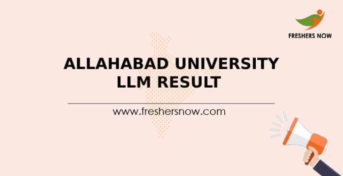 Allahabad University LLM Result