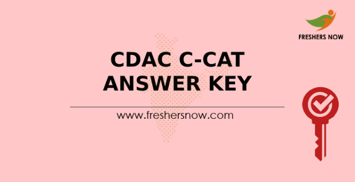 CDAC C-CAT Answer Key