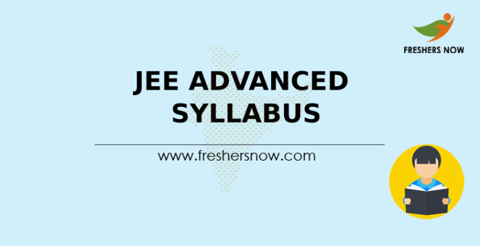 JEE Advanced Syllabus