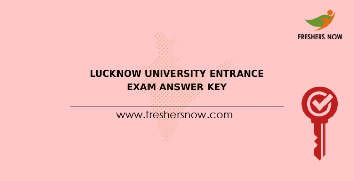 Lucknow University Entrance Exam Answer Key