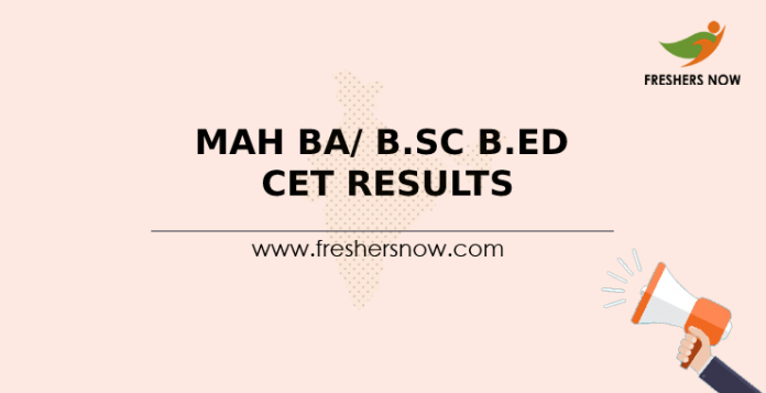 MAH BA B.Ed CET Result