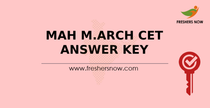 MAH M.Arch CET Answer Key