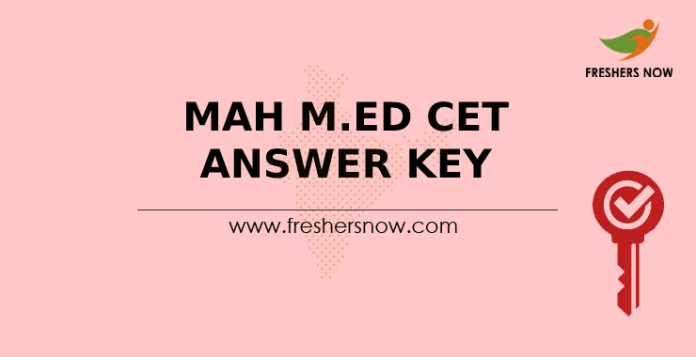 MAH M.Ed CET Answer Key