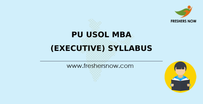 PU USOL MBA (Executive) Syllabus