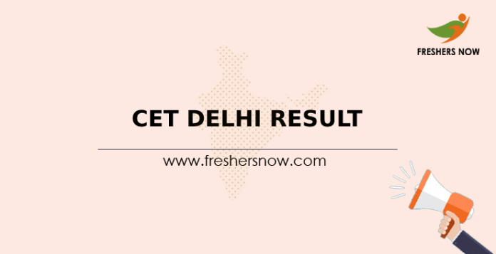 CET Delhi Result