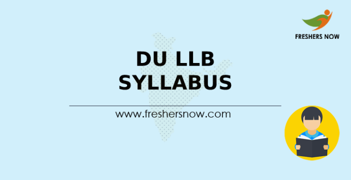 DU LLB Syllabus