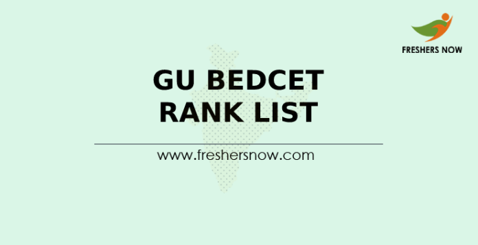 GU BEDCET Rank List