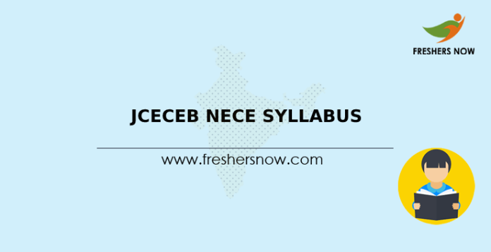 JCECEB NECE Syllabus