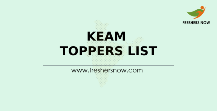 KEAM Toppers List